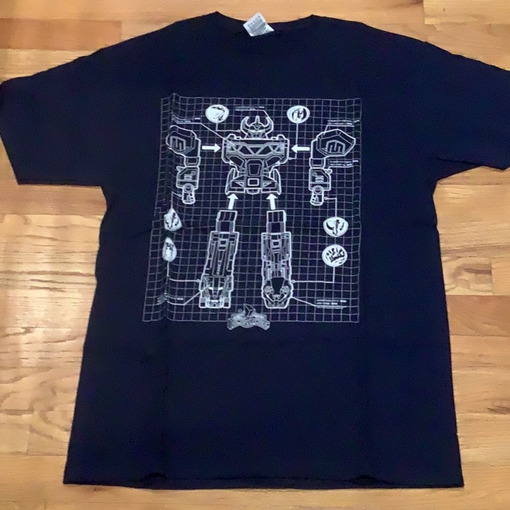 4/$12 Mens Power Rangers Tee shirt